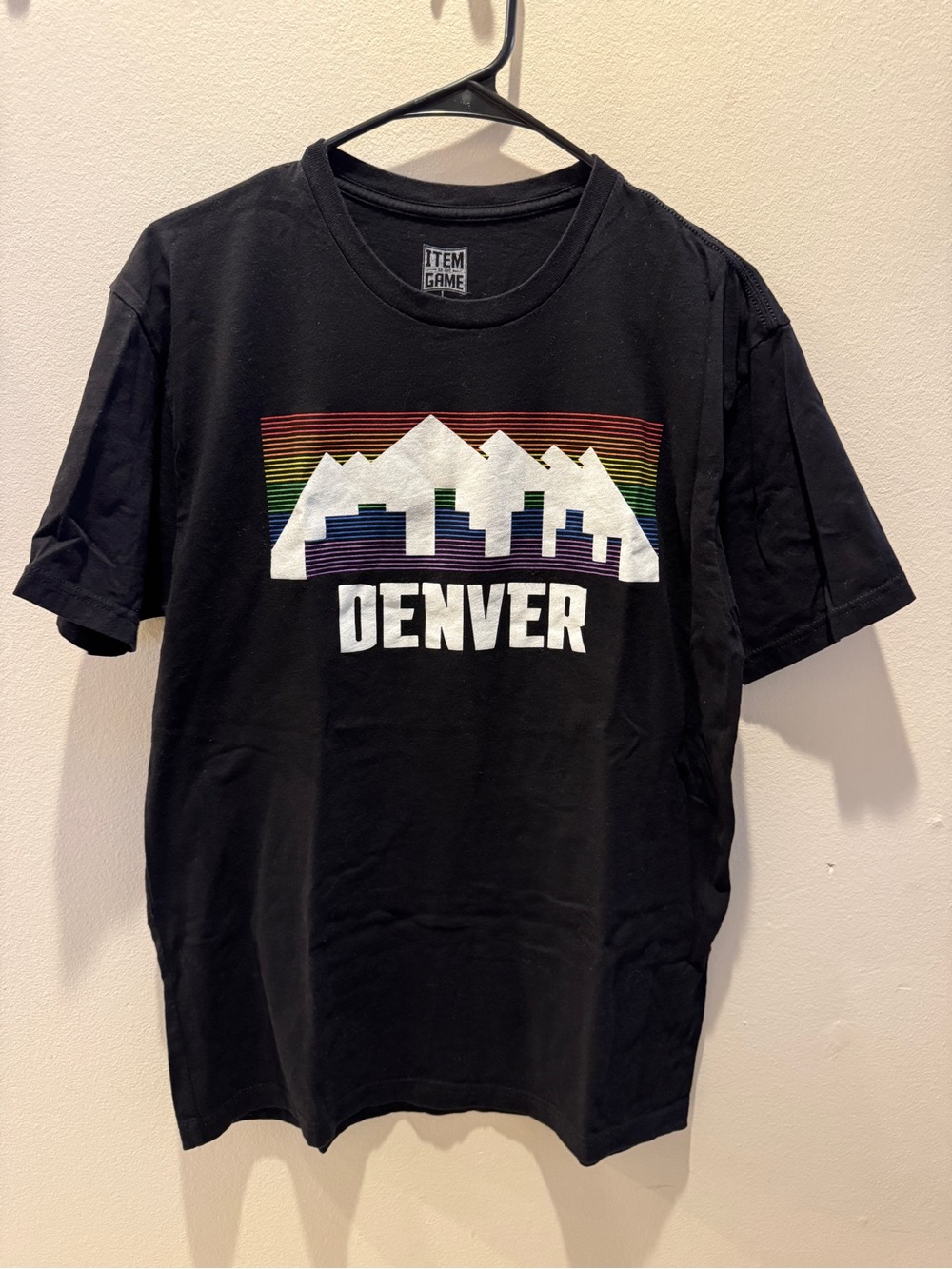 Denver Nuggets Mountain Skyline Graphic Tee - Black